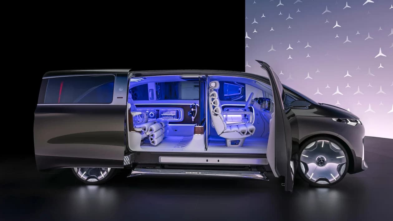 Mercedes Vision V Concept: Viitorul Luxului în MPV-uri