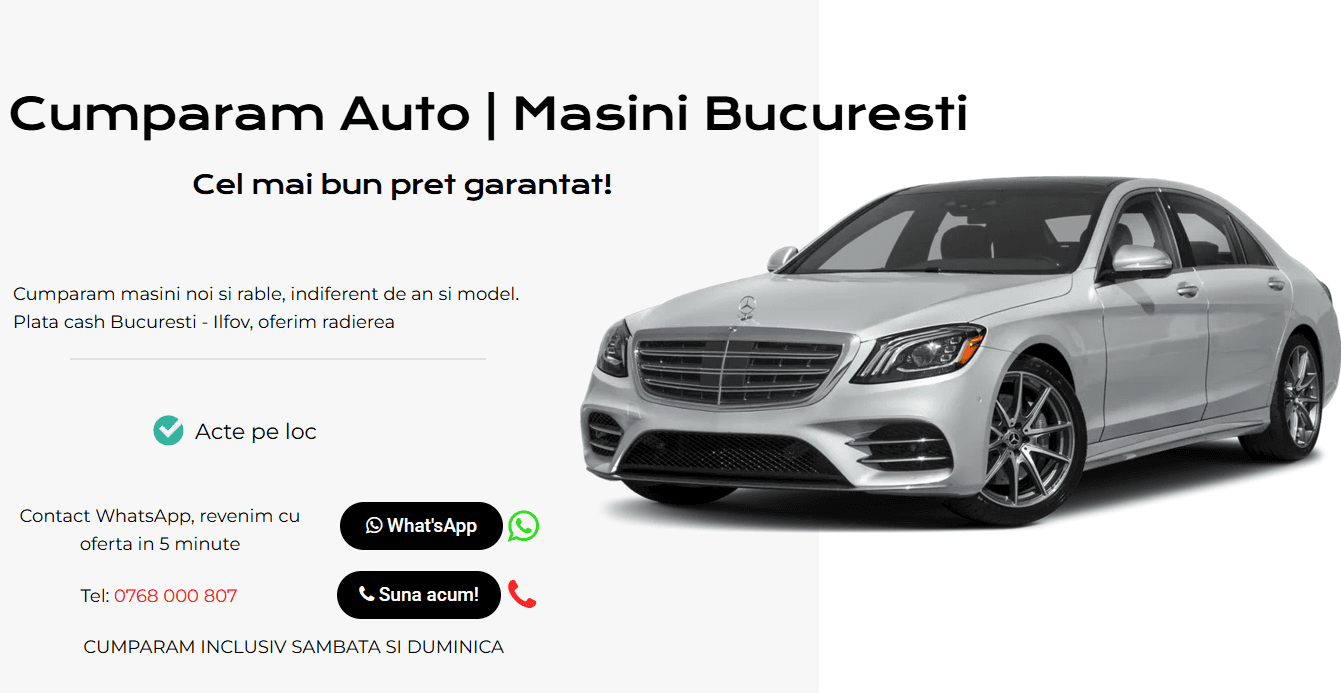 Vrei să scapi de mașina veche? Iată cea mai simplă soluție