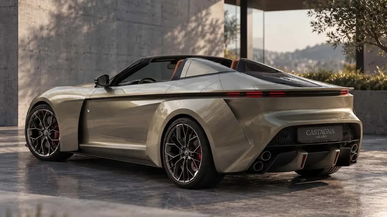 Alfa Romeo Giulia Quadrifoglio cabrio propusă de Castagna Milano