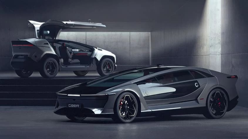 CEER a prezentat EXOBOT, primul său sedan și primul SUV electric dezvoltate în Arabia Saudită