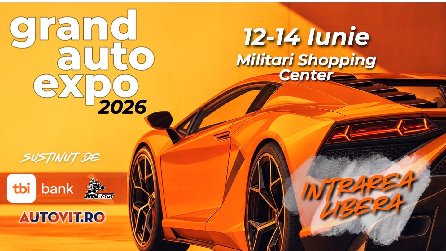 Peste 300 de mașini, motociclete și modele spectaculoase vin la București, la Grand Auto Expo. Intrarea este gratuită