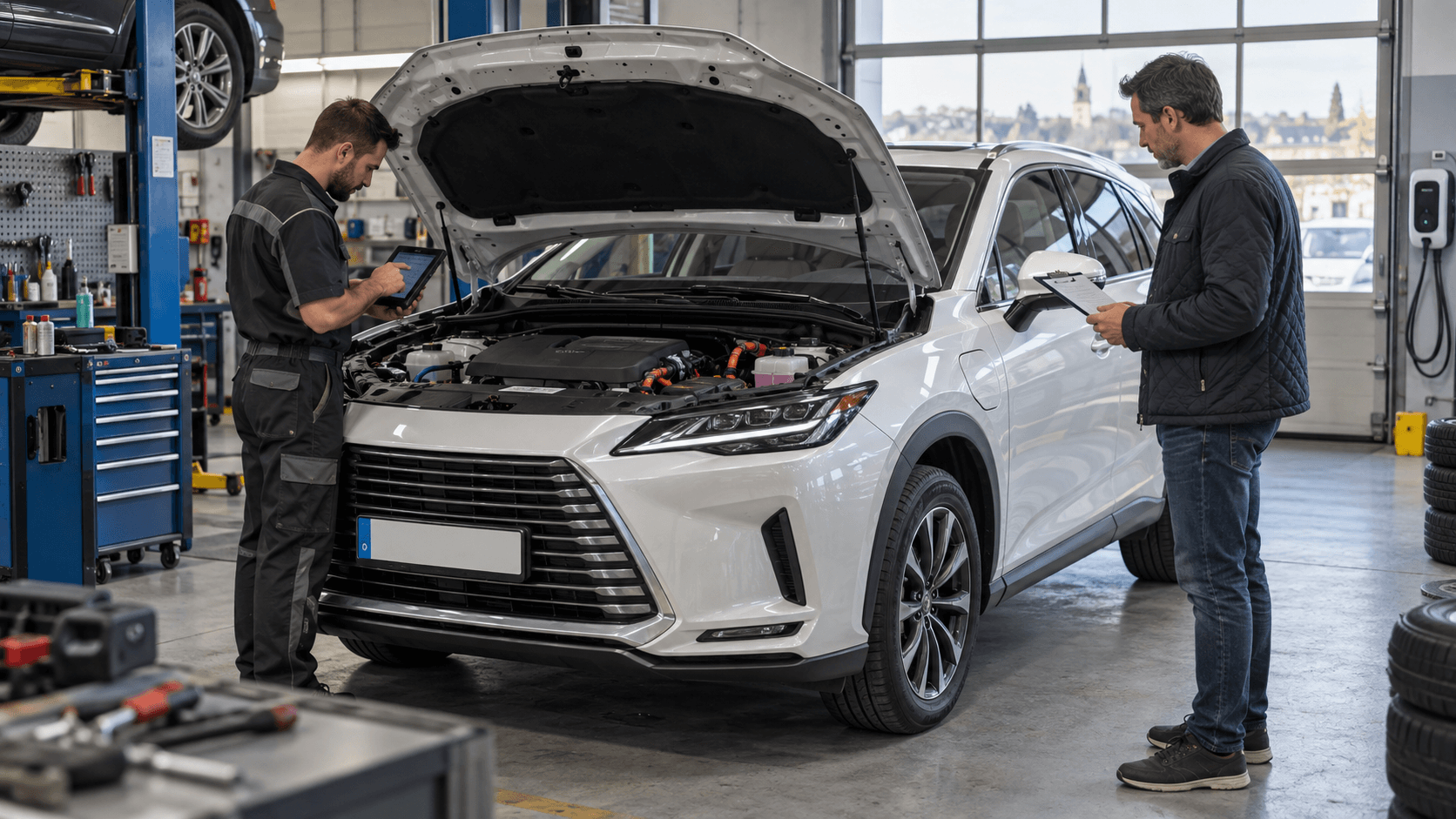 Lexus NX second-hand în 2026: ce verifici la 300h, 350h, 450h+, e-CVT și E-Four