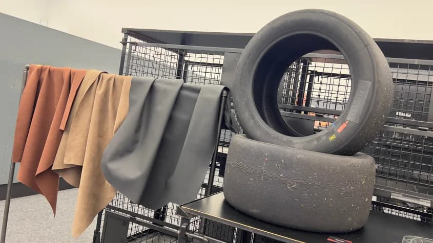 Inovația Mercedes: Pielea de lux din anvelope reciclate