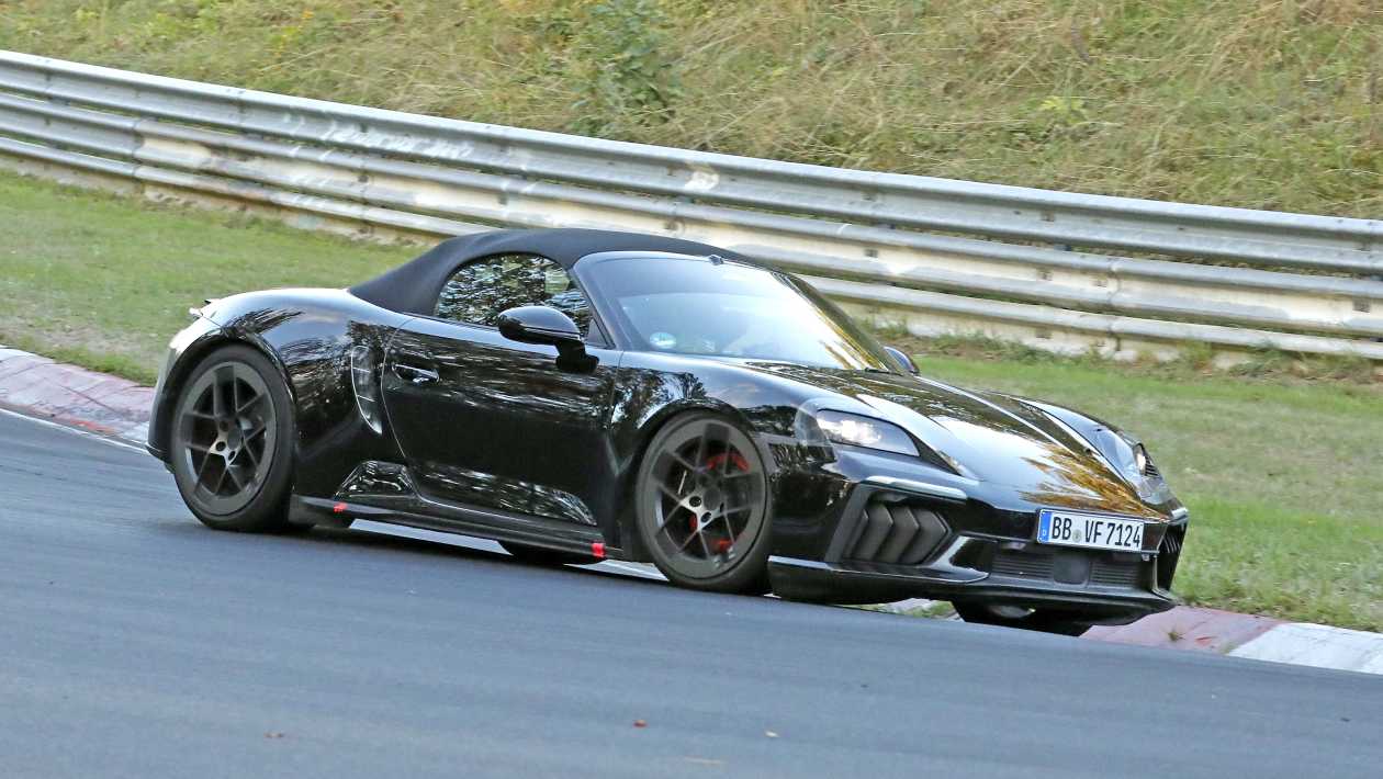 Porsche 718 Boxster electric revine pe Nürburgring: proiectul continuă, dar lansarea rămâne fără o dată oficială
