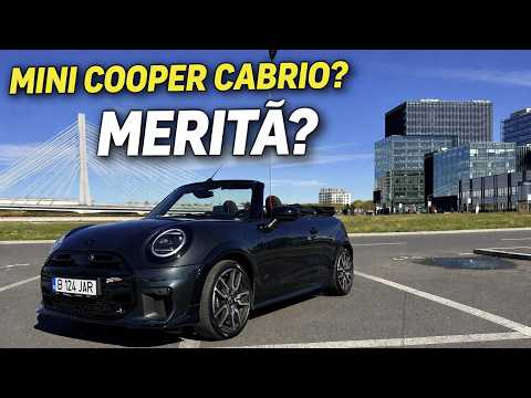 MINI Cooper Cabrio – decapotabila premium care îți schimbă complet starea? Test Drive complet
