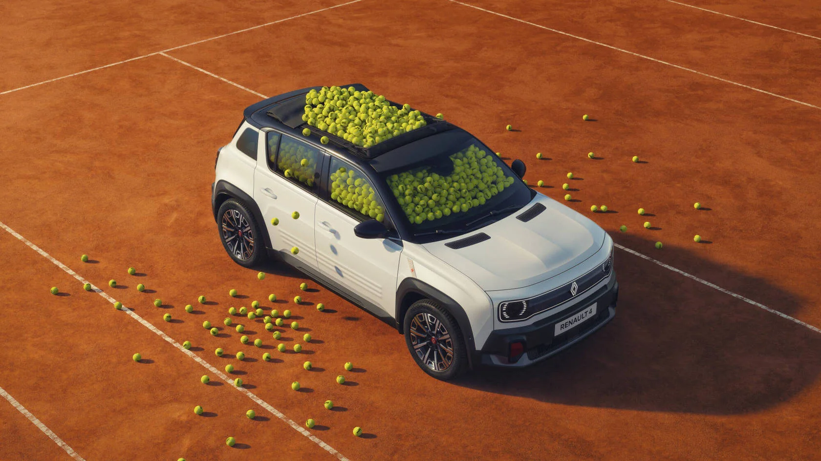Renault 4 Roland-Garros, ediție specială inspirată de faimosul turneu de tenis