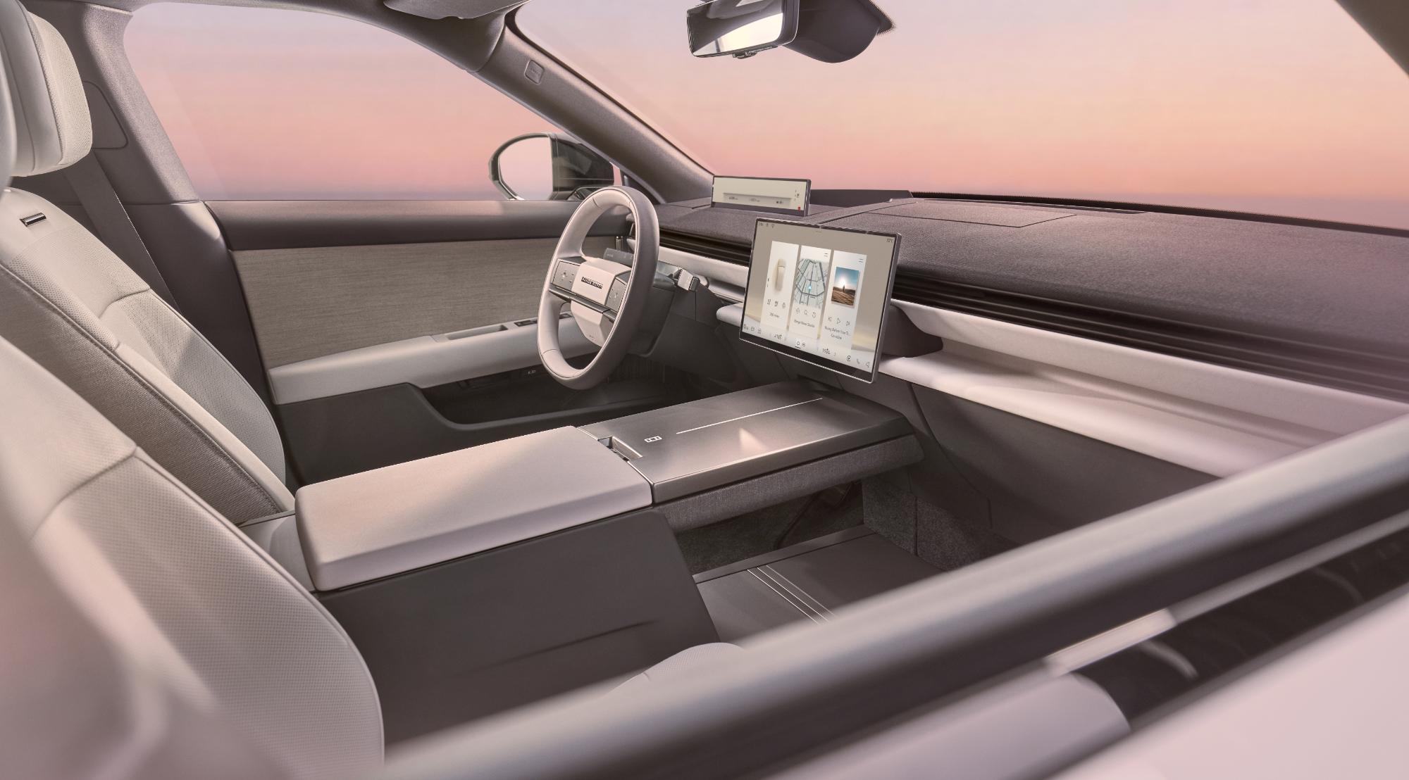 Interiorul noului Range Rover GT electric